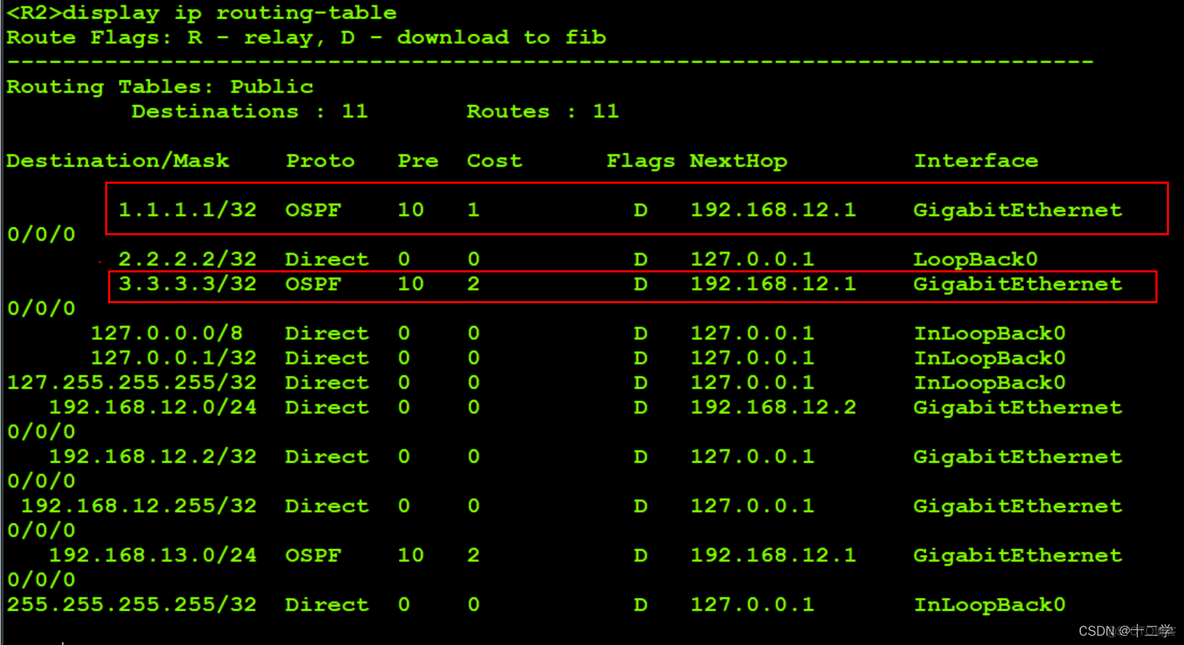 ensp ospf 密码认证 ensp ospf配置_OSPF_04