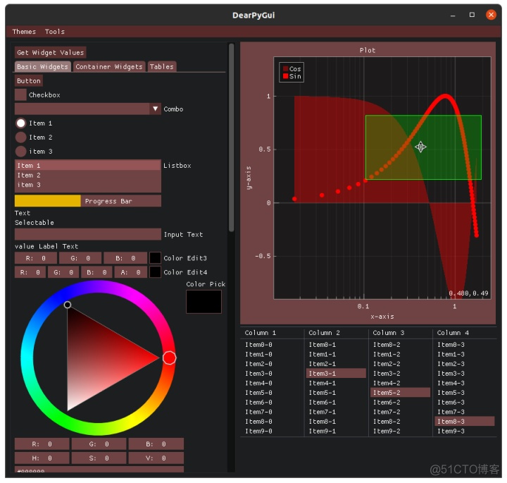 python 开发图形化串口 python gui 图形化开发工具_python_10