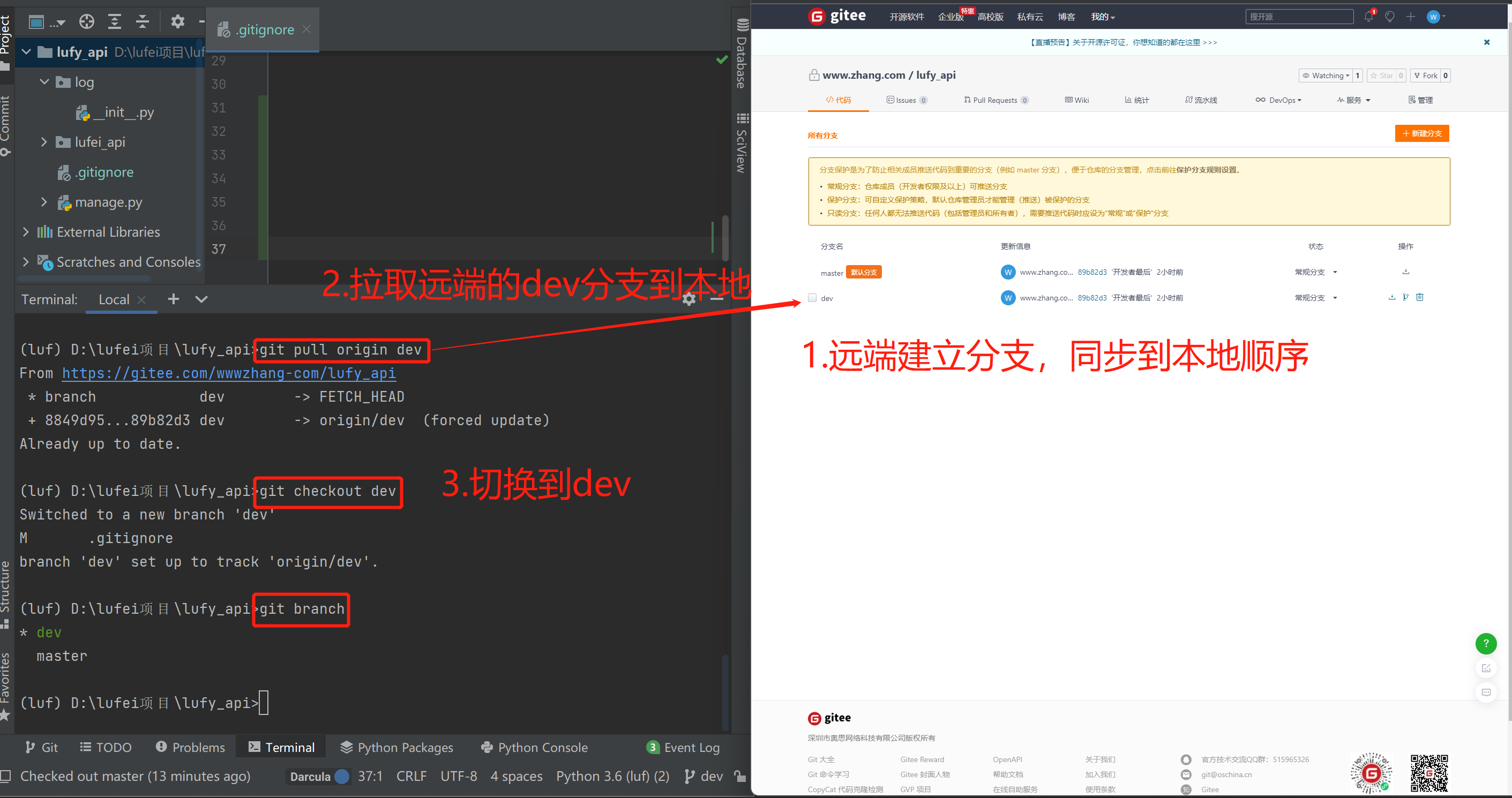 Git远程仓库操作团队成员内协作 git 提交远程仓库_git_27