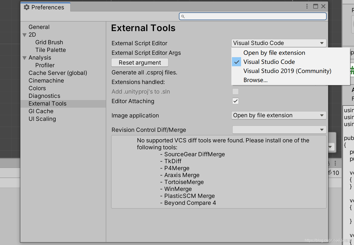 unity vs2019 默认用Utf8 编辑器预览 中文露娜吗 unity vs code_ide_03