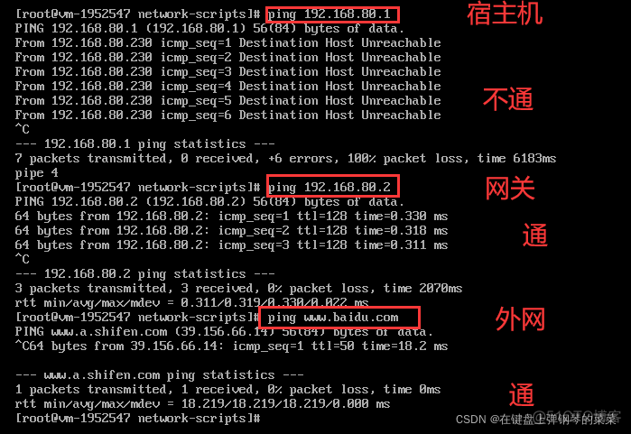 vmesxi 虚拟机 中无法访问外网 问题的解决 虚拟机无法ping通外网_网络_10