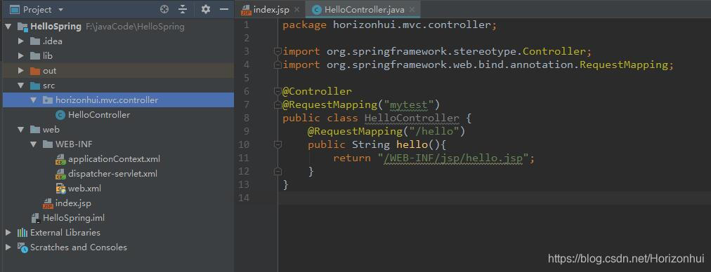 idea 配置spring mvc项目启动 idea运行springmvc项目_MVC_16