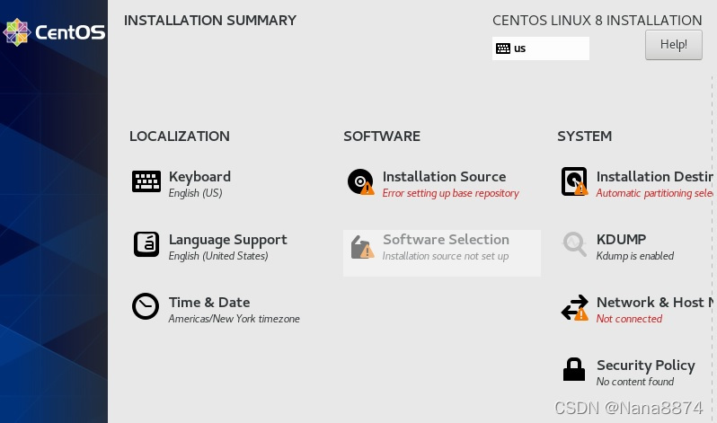 centos提示bash崩溃的 centos 8 error setting up base repository_CentOS