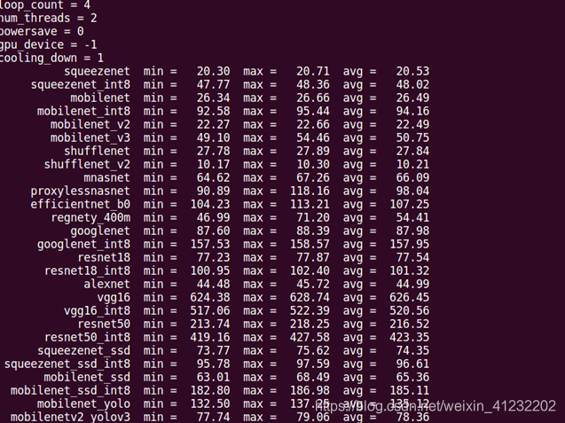 ncnn代码讲解 ncnn benchmark_交叉编译_03