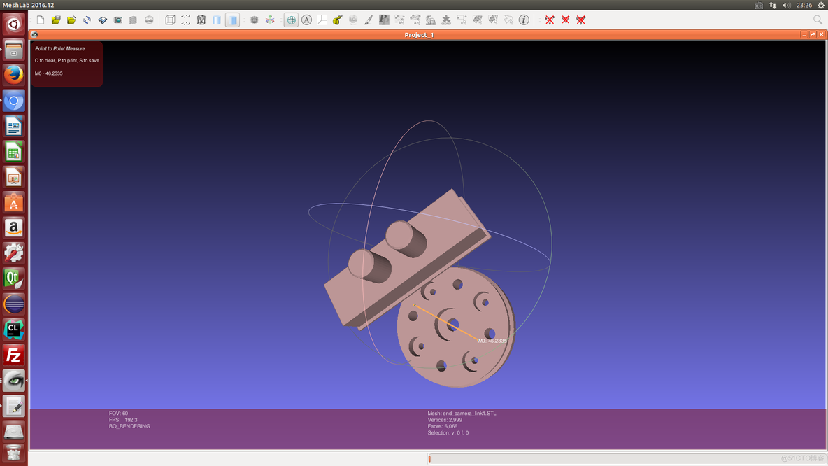 meshlab测量距离 单位 meshlab教程 中文版_ubuntu_17