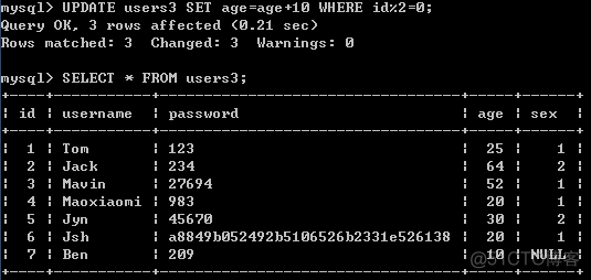 快速增加mysql的耗用 mysql增加记录的命令_数据库_16