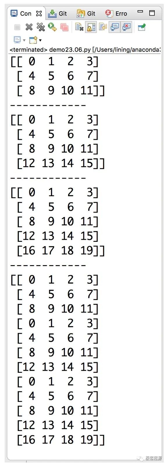 Python把两个数组去重合并 python将两个数组水平合并_数组_02