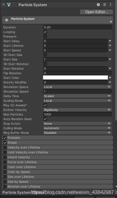 unity ui 粒子系统 unity的粒子系统_ci