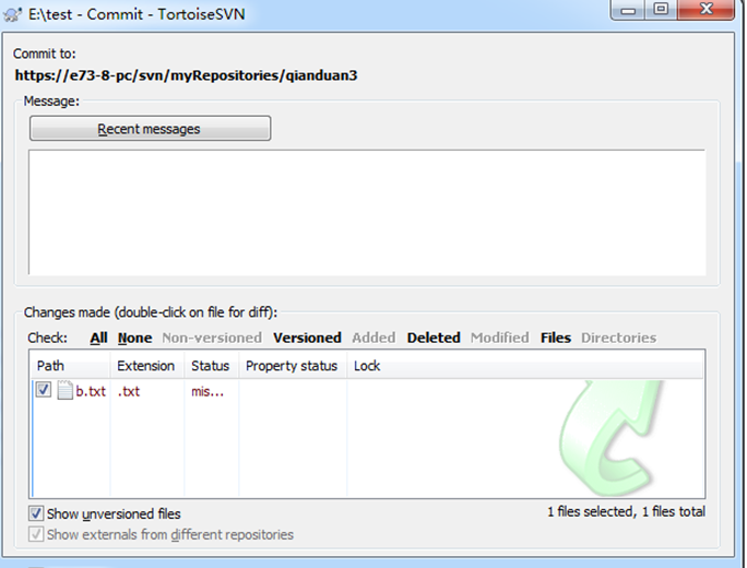 toriseSVN如何提交代码到svn svn怎么提交_版本库_03
