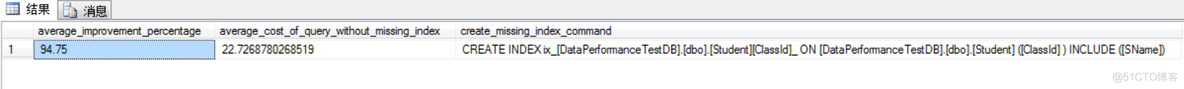 sqlserver统计信息改善索引 sqlserver索引优化及测试_sqlserver统计信息改善索引_04