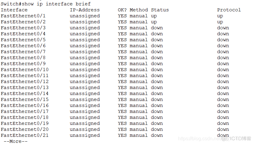 赫思曼交换机打开 ip ospf 赫斯曼交换机命令_重启_03