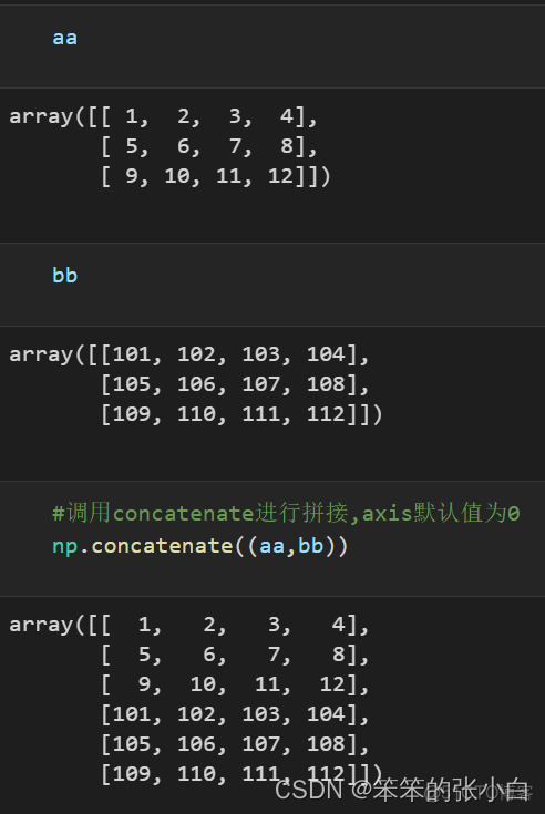 一文让你快速上手Numpy_python_22