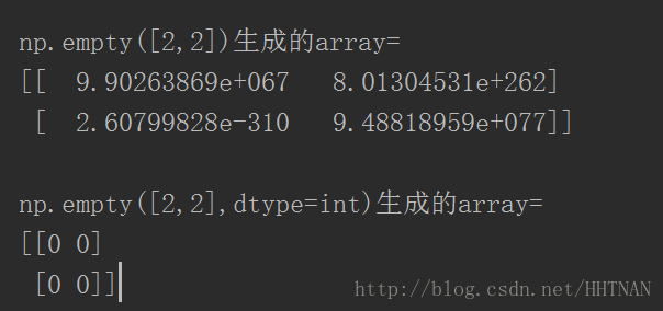 python 里 npm是什么意思 python中np.ones_函数