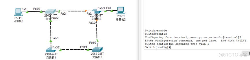 【Cisco Packet Tracer】生成树协议STP的功能及虚拟局域网VLAN_运维_10