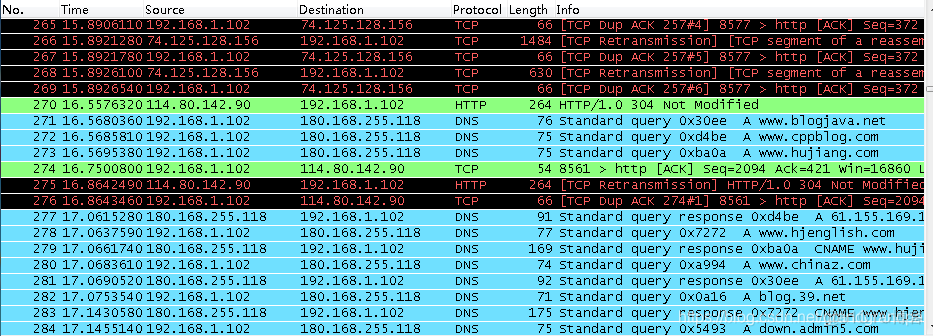 wireshark开始后没封包信息 wireshark封包列表_HTTP_04