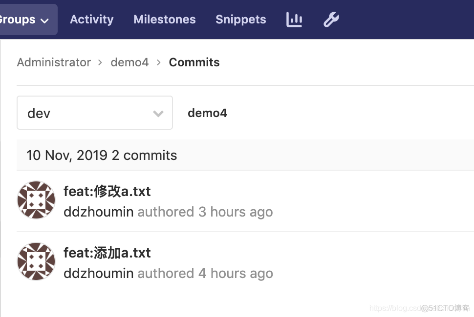 gitlab 去除所有的提交记录 gitlab删除某次提交_git rebase_02