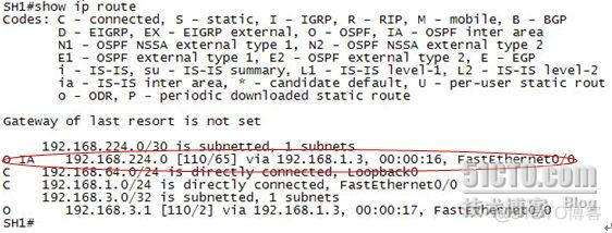 ospf多区域实验报告 多区域ospf配置的实验总结_IP_14