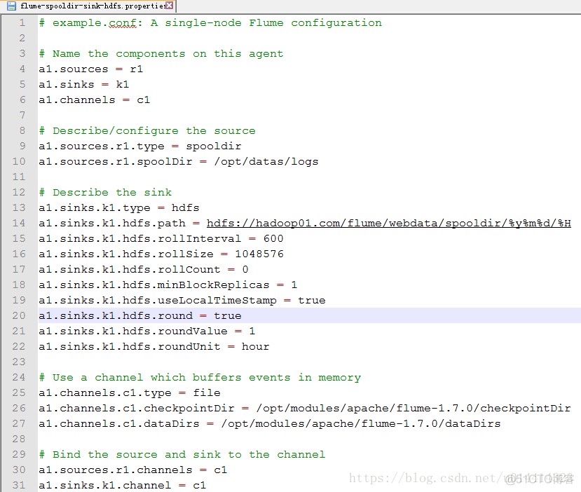 flume将目录下文件数据备份到hdfs上 flume收集日志到hdfs_flume监控某一个文件目录_30