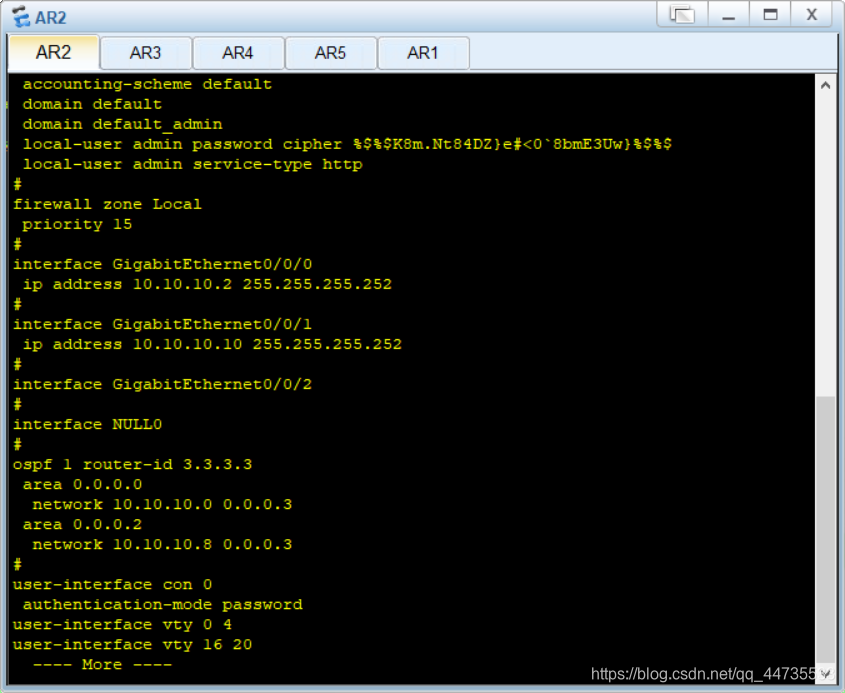 ensp配置ospf多区域 ensp ospf多区域_请求超时_05