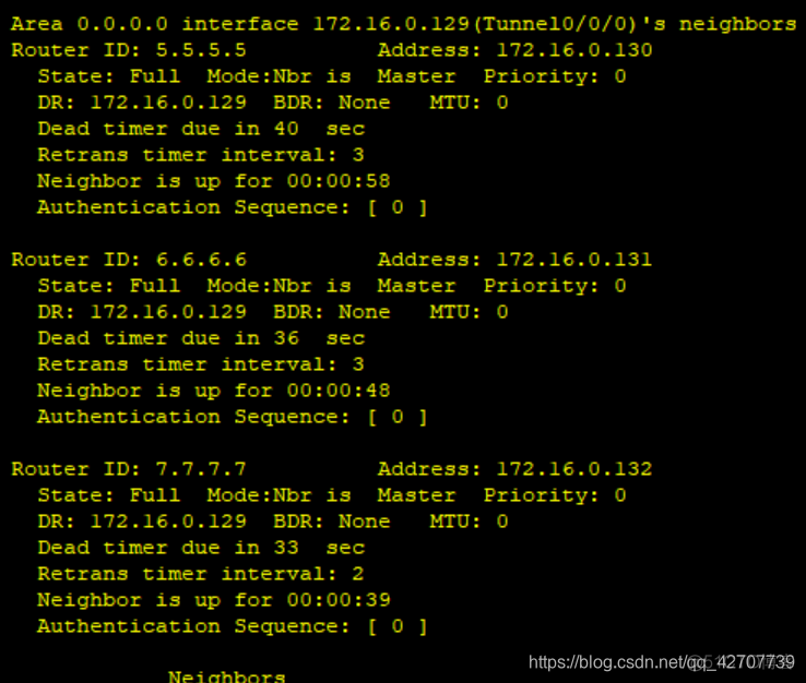 信息安全实验配置单区域OSPF ospf的配置实验_路由器_30