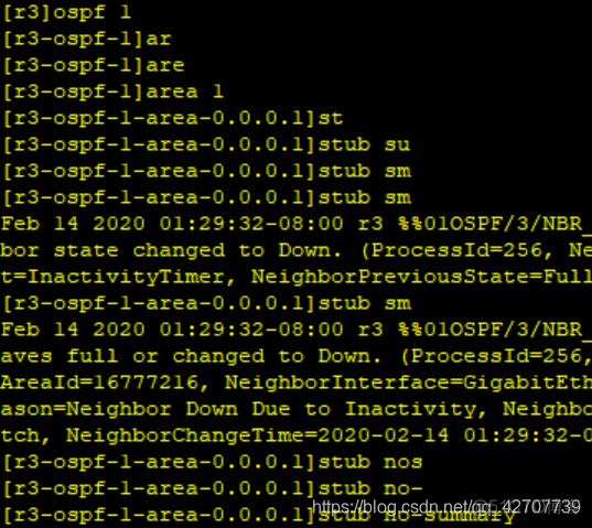 信息安全实验配置单区域OSPF ospf的配置实验_ospf_54