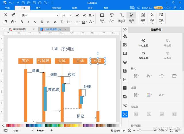 STAR UML 顺序图 properties uml顺序图怎么做_uml图怎么画_03