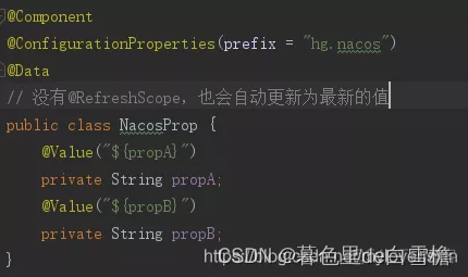 nacos RefreshScope bean未刷新 nacos配置刷新原理_springcloud_08