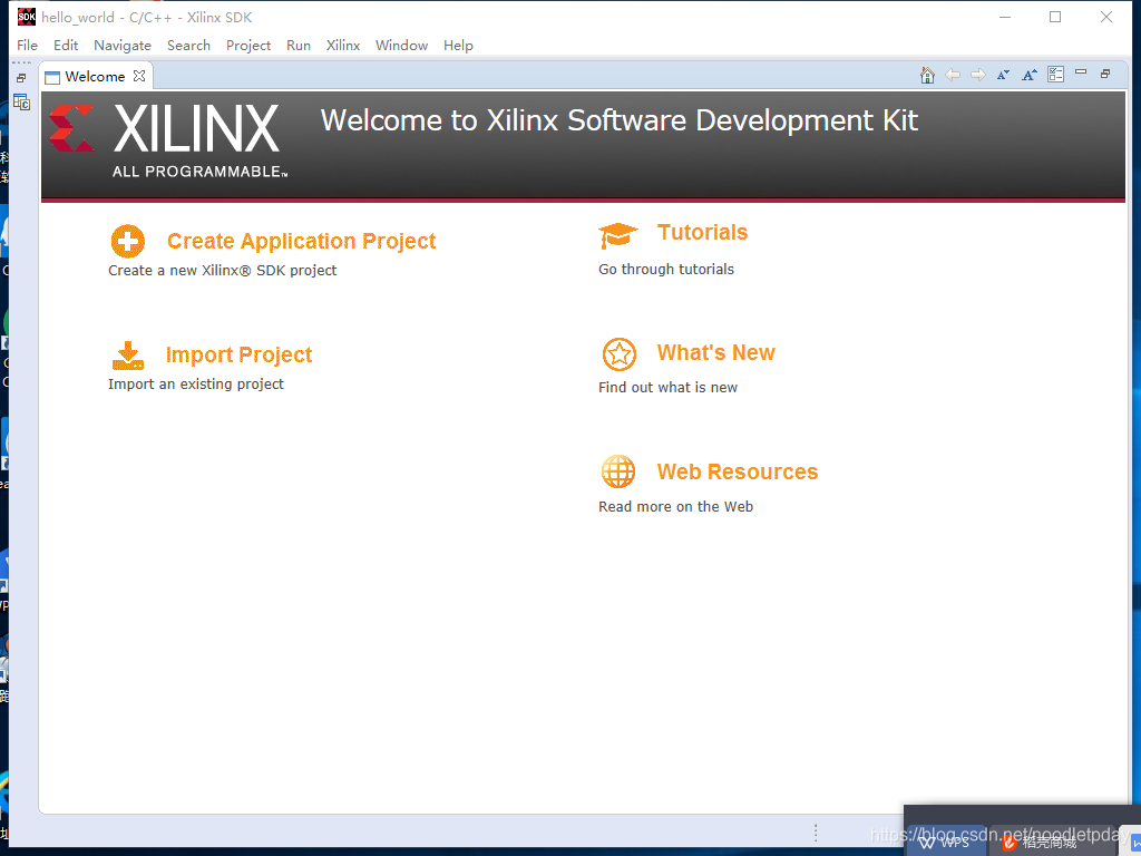 xilinx serdes ip irun编译 xilinx sdk helloworld_硬件平台_02