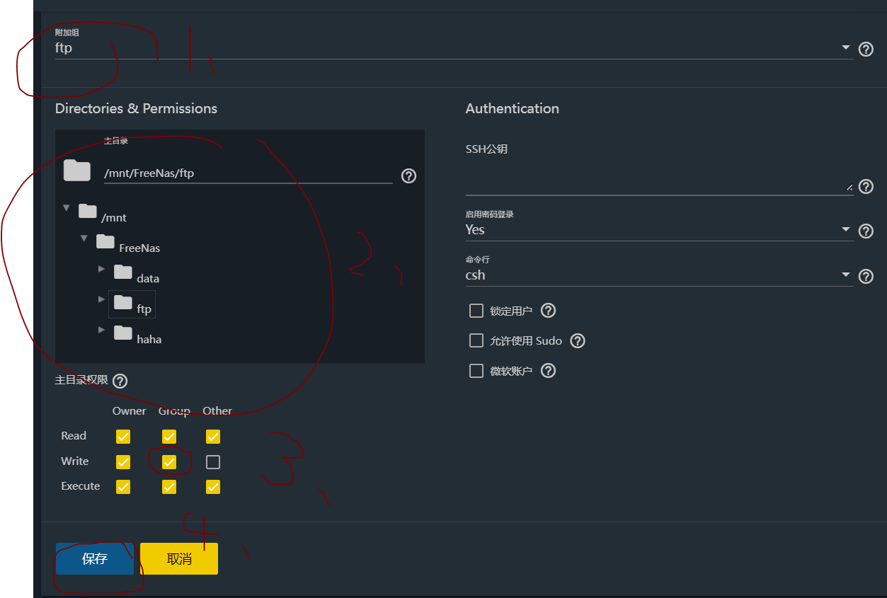 freenas nfs 权限 freenas ftp配置_服务器搭建_30