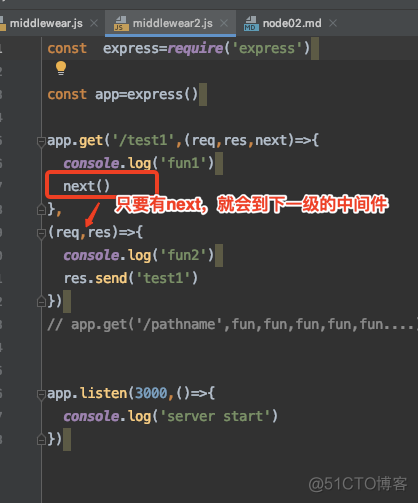 express 搭建后端 express怎么给前端写接口_中间件_04