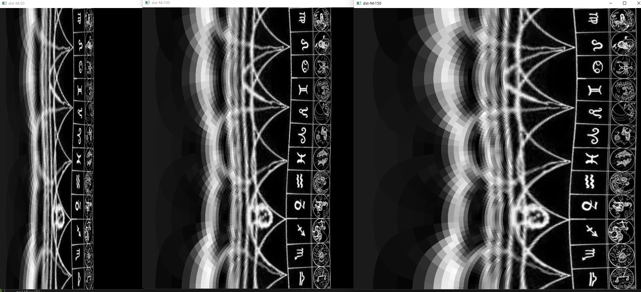 opencv极坐标展开 opencv 极坐标变换_opencv_13