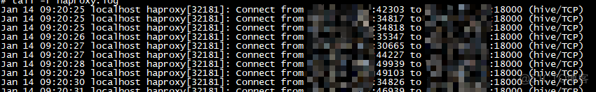 haproxy 指定 frontend打印日志 haproxy查看日志_偏移量