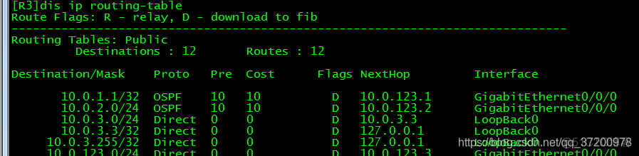 ospf 地址汇总 ospf配置loopback地址_OSPF_22