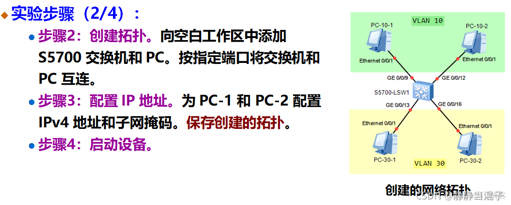 ensp 如何看vlan划分后的广播域 ensp端口划分vlan_数据_04