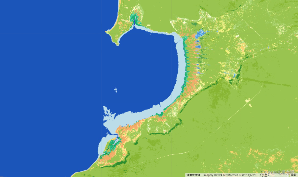 GEE数据集——1988—2020年DEA （Digital Earth Australia ）澳大利亚海岸线30米分辨率的土地分类数据集DEA Land Cover 1.0.0_javascript