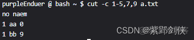 Linux shell编程学习笔记43：cut命令_脚本编程_12