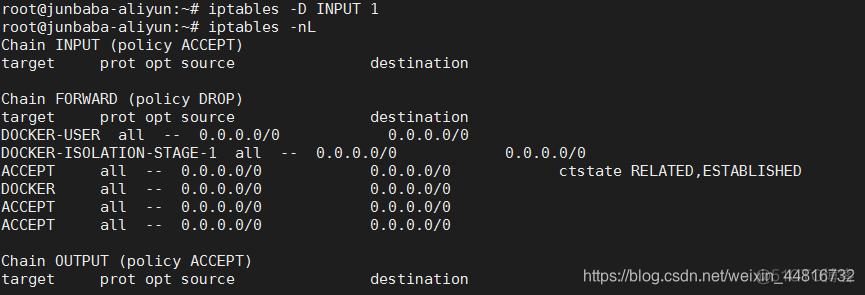 iptables 默认禁止所有 iptables默认阻止所有流量_iptables 默认禁止所有_03