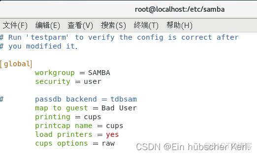 linux samba服务器最低配置 linux配置与管理samba服务器_linux samba服务器最低配置_10
