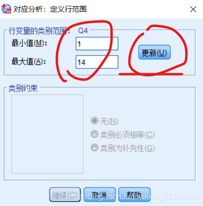 对应分析 correspondence analysis 对应分析spss操作_单选_15