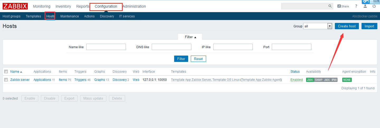 zabbix snmp 新建模板 zabbix snmp v3配置_docker