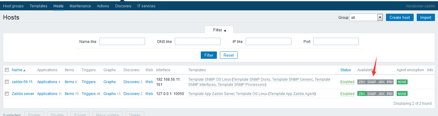 zabbix snmp 新建模板 zabbix snmp v3配置_zabbix snmp 新建模板_11