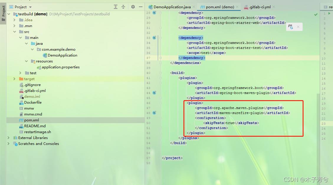 gitlab的pipline触发方式条件 gitlab ci trigger_docker_21