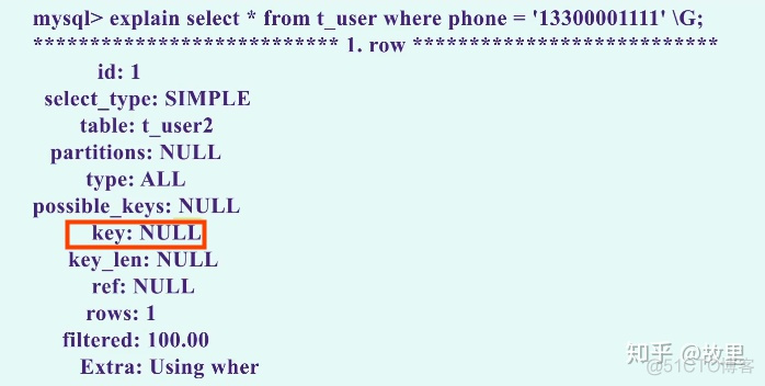 不等于 索引失效 mysql 索引 不等于_字段_15