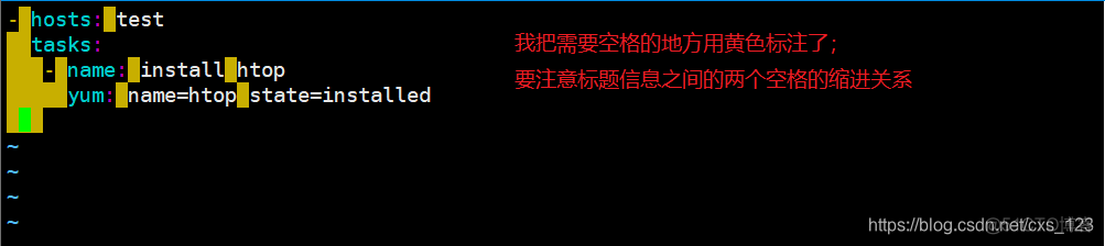 在ansible中创建目录模板 ansible脚本编写_命令行_03