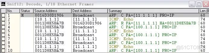 packet tracer 关闭IP classless packet tracer ping不通网关_ping不通网关 抓包正常_06