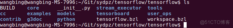 tensorflow 开源中文问答模型 tensorflow 源码详解_linux python源码目录结构_02