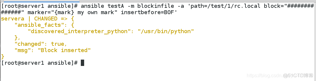 ansible block帮助文档 ansible blockinfile模块_文件操作_97