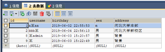 mybatis sqlite 两个数据库 mybatis两个表联合查询_User